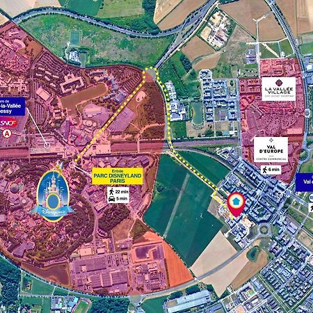 Disneyland-Paris 4 Pers, Parking, Wifi, Шеси Экстерьер фото